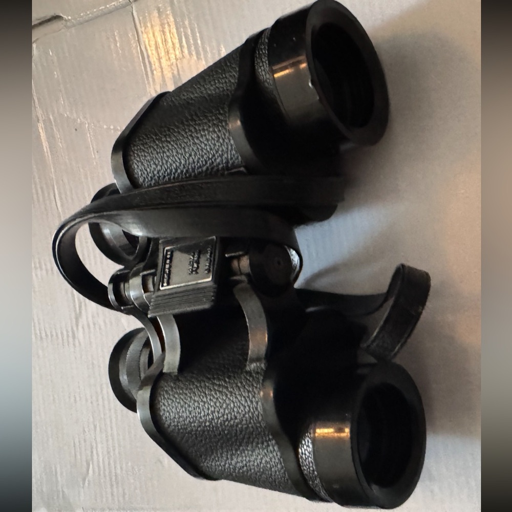 Sleek Black Binoculars for Outdoor Adventures